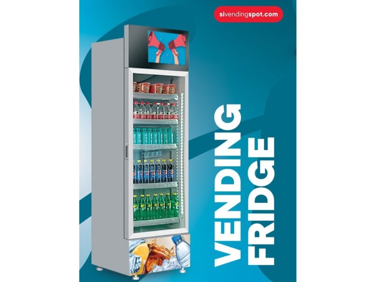 Si-Spot Smart Fridge вендинг машина с безконтактен начин на пазаруване